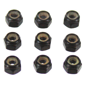 4mm Steel Nylon Insert Lock Nuts (8pcs)