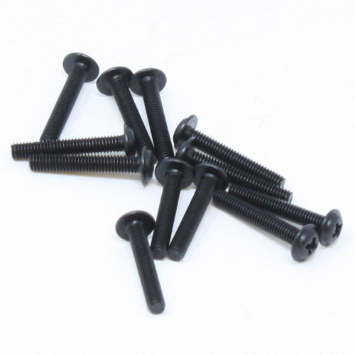 2.6x16mm Washer Head Phillips Machine Thread Screws (12pcs)