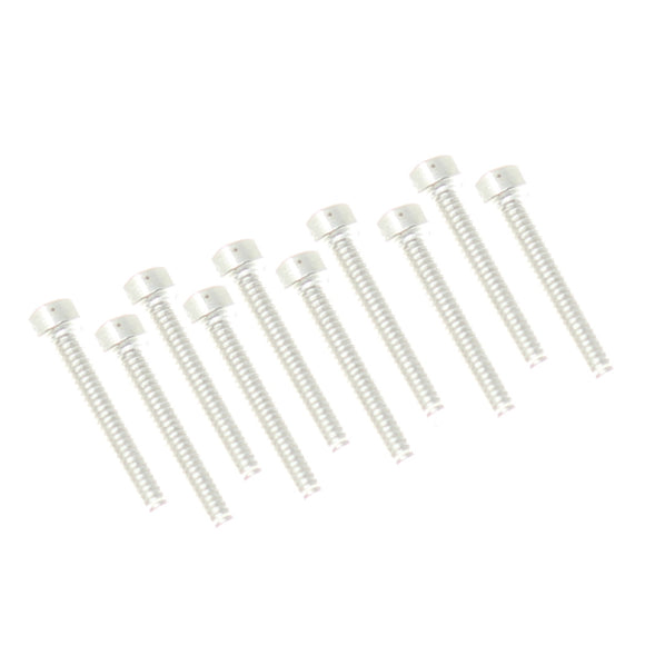 2.5x14mm Cap Head Machine Thread Screws(10pcs)