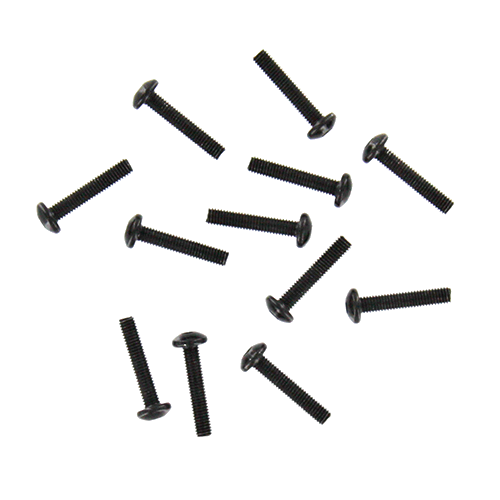 3x16mm Button Head Hex Machine Thread Screws (12pcs)