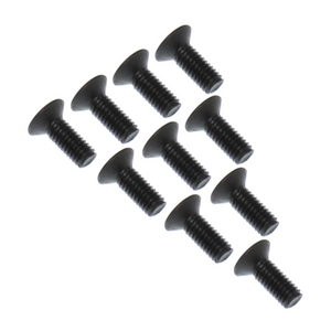 3x8mm Countersunk Hex Machine Thread Screws (10pcs)