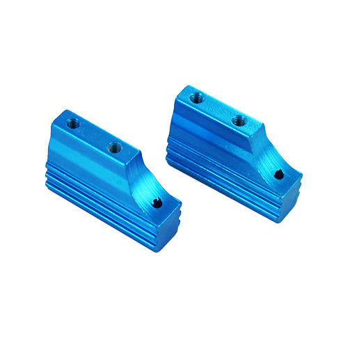 Machined aluminum engine mount(Blue)(2pcs)