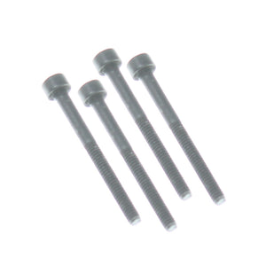 2.5x25mm Shoulder Cap Head Hex Machine Thread Screw (4pcs)