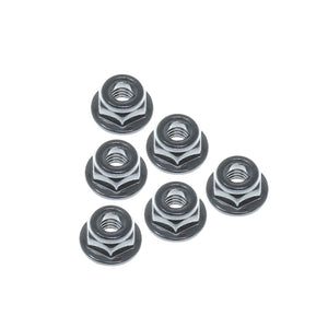 4mm Serrated Nylon Lock Nut (6pcs)