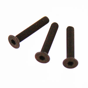 3x18mm Countersunk Hex Machine Thread Screws (3pcs)