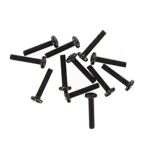 3x15mm Button Head Phillips Machine Thread Screws (12pcs)