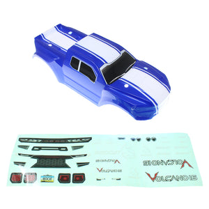 1/16th Truck Body W/ Stickers (Blue)(1pc)