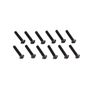 4x20mm Button Head Hex Machine Thread Screws (12pcs)