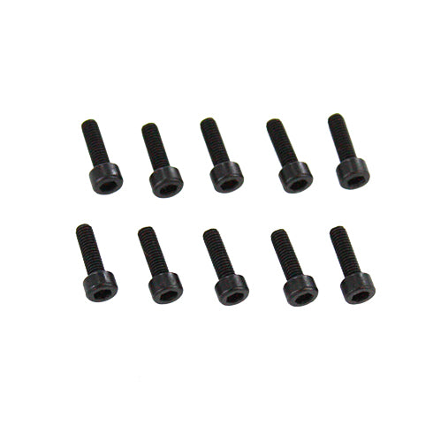 3x10mm Cap Head Hex Machine Thread Screws (10pcs)