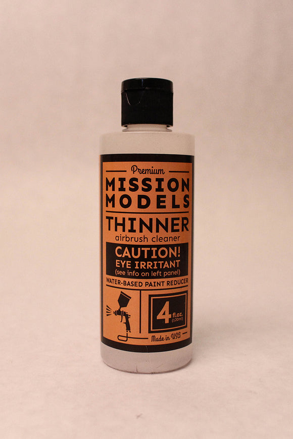 Acrylic Thinner / Reducer / Airbrush Cleaner 4oz Bottle