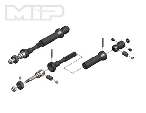 MIP X-DUTY, CVD Drive Kit, Front, 87mm to 112mm