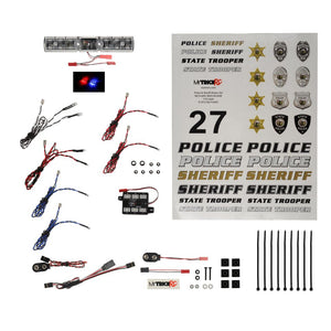 Police Deluxe Light Bar Kit- Police Basic + Police