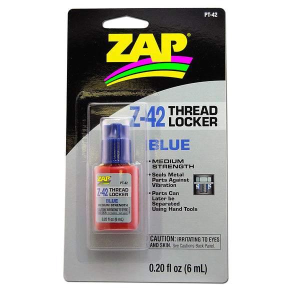 Zap Z-42 Blue Thread Locker 0.2oz Bottle