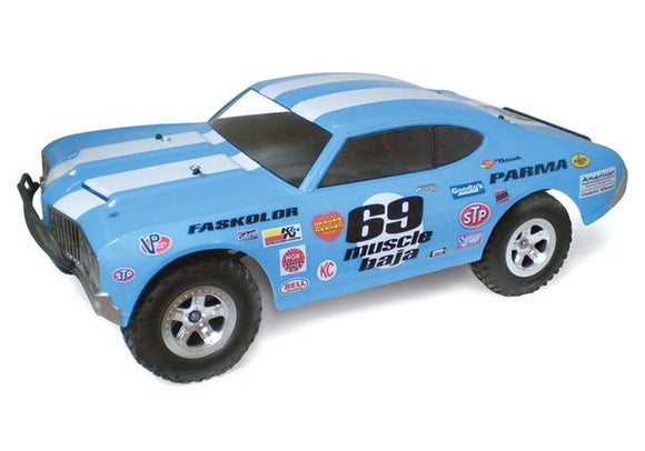 1/10 Parma '69 Muscle Baja Short Course Drag Clear Body