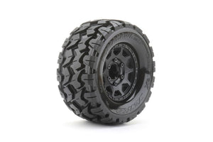 1/10 2.8 MT Tomahawk Belted Tires (2) with Removable Hex