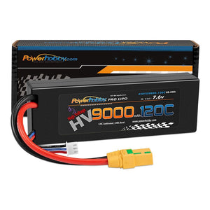 2S 7.6V HV + Graphene 9000mAh 120C LiPo Battery w/ XT90 Plug