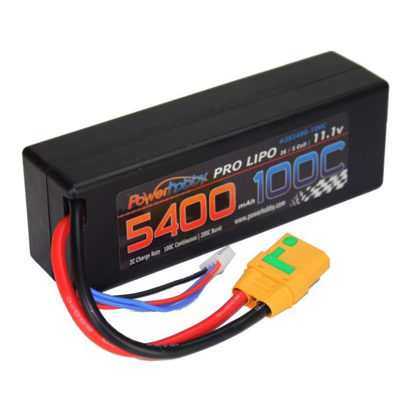 3S 11.1V 5400MAH 100C W/ XT90 Hard Case