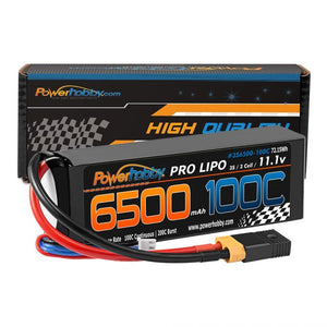 6500mAh 11.1V 3S 100C LiPO Battery Pack w/ XT60 + Traxxas