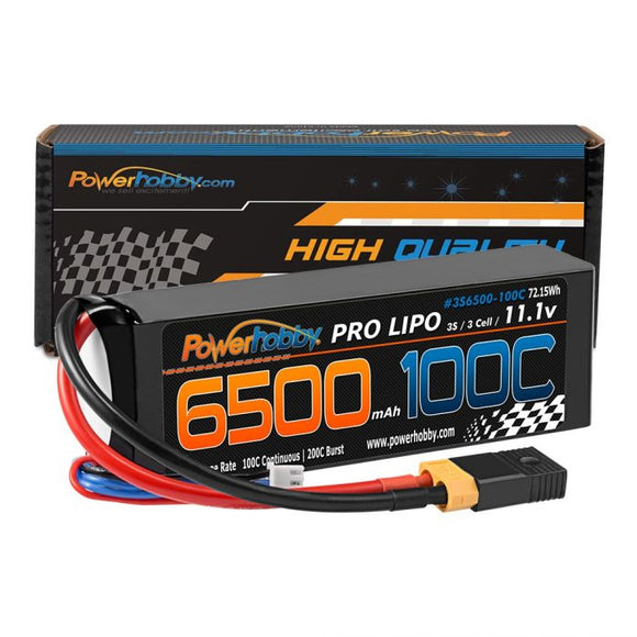 6500mAh 11.1V 3S 100C LiPO Battery Pack w/ XT60 + Traxxas