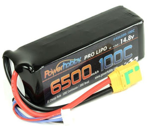 4S 14.8V 6500mAh 100C Lipo Battery w XT90 Plug Soft Case