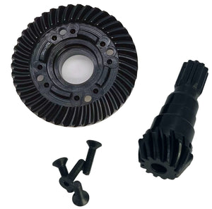 42T / 13T Steel Helical Diff Ring/Pinion Gear Front X-Maxx