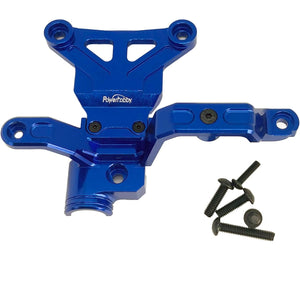 Aluminum Steering Bellcrank Support, X-Maxx, Blue