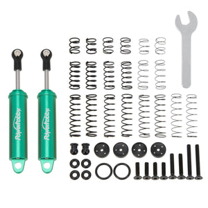 90mm Promatics Two Stage Internal Spring Shocks, Green