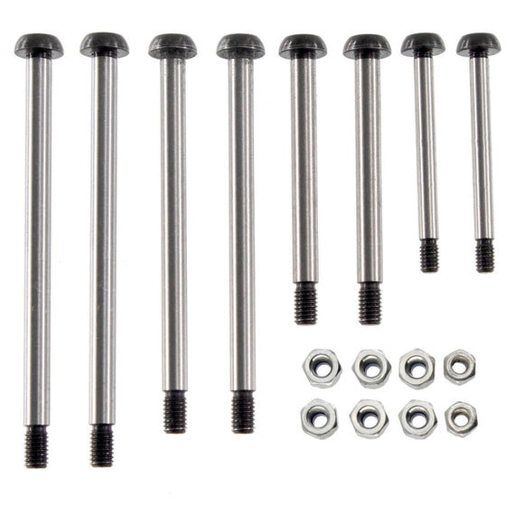 Steel Lock-Nut Style Hinge-Pin Kit, for Slash 2WD/Rustler/