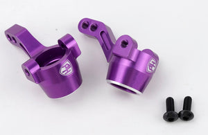 Aluminum Front Steering Knuckles Purple, HPI RS4 Sport