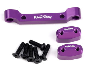 Aluminum Front Pivot Block Purple, HPI RS4 Sport3