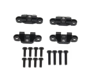 Aluminum Lower Shock Mount, Black, for Losi Mini LMT