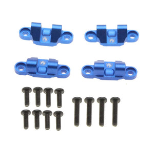 Aluminum Lower Shock Mount, Blue, for Losi Mini LMT