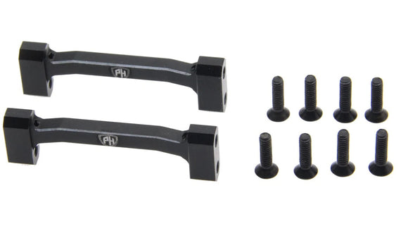 Aluminum Crossbar Shock Mount, Black, for Losi Mini LMT