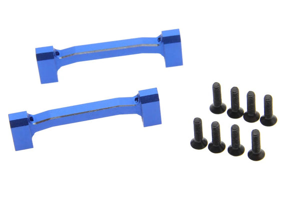 Aluminum Crossbar Shock Mount, Blue, for Losi Mini LMT