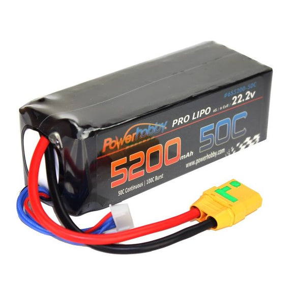 6S 22.2V 5200MAH 100C W XT90