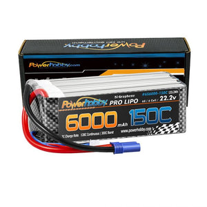 XTREME 6S 22.2V 6000mAh 150C-300C LiPo Battery w/ EC5