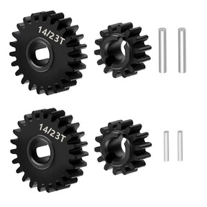 Hardened Steel 14T + 23T Portal Gears Redcat Ascent-18