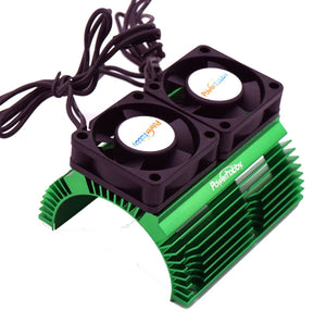 Powerhobby Heat Sink w Twin Turbo High Speed Cooling Fans