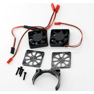 1/8 Aluminum Heatsink 40mm Dual High Speed Cooling Fans