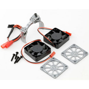 1/8 Aluminum Heatsink 40mm Dual High Speed Cooling Fans