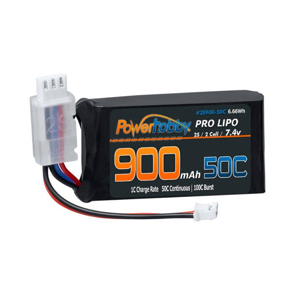 2S 900MAH 50C Upgrade Lipo Battery, for Axial SCX24