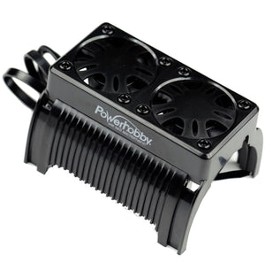 1/5 Twin Motor Cooling / Heat Sink Fan with Housing 55mm