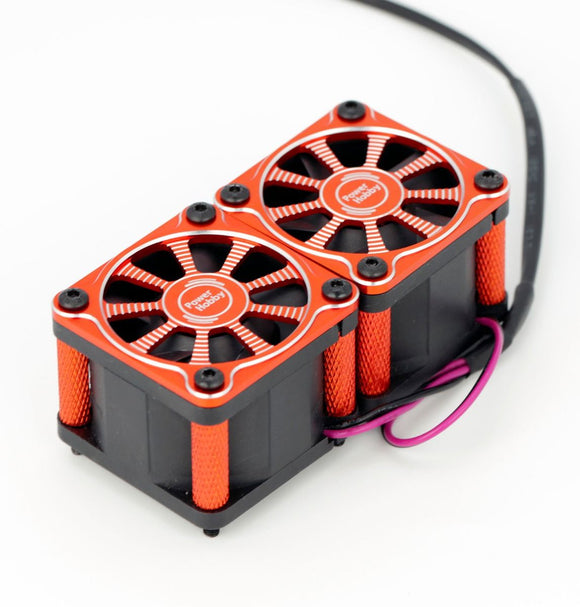 Twister Twin / Dual 40mm 1/8 1/5 Motor Aluminum Cooling Fan