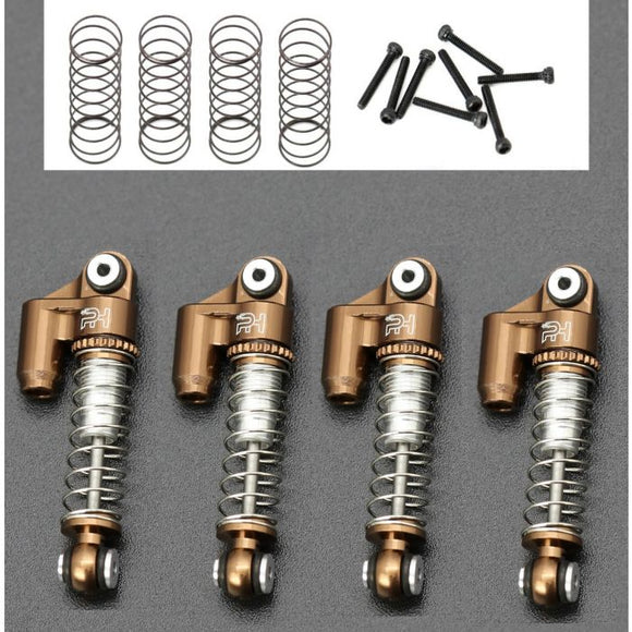 Axial SCX24 C10 JLU Jeep Betty Aluminum Shocks Copper