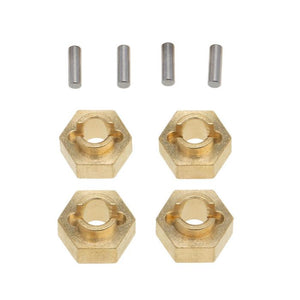 Axial SCX24 Brass 7mm Wheel Hex Hubs Jeep C10 Betty