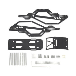 Aluminium Rock Racer Conversion Chassis Kit Black