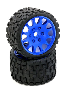 Powerhobby Scorpion Belted Monster Truck Tires / Wheels w