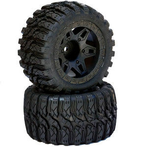 Defender 2.8 Belted 1/10 Stadium Truck Tires 14mm Arrma