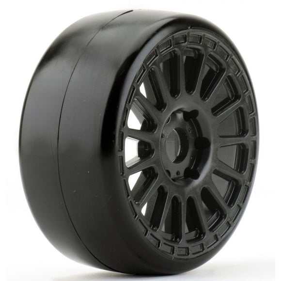 1/8 GT Slick Belted Pre-Mounted Tires 17mm -