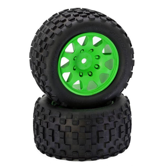 Powerhobby SCORPION XL Belted Tires / Viper Wheels (2)